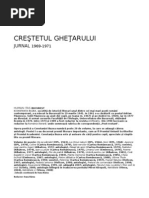 Constanta Buzea - Crestetul Ghetarului | PDF