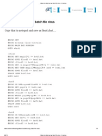 Attack harddisk using batch file virus _ Hacking