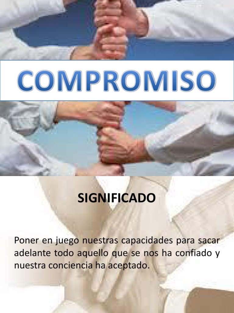 Significado y Valor del Compromiso | PDF