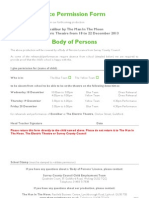 School Absence Permission Form