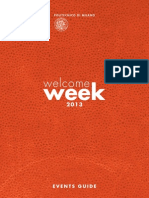 Programme Welcome Week 2013