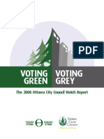 Ecology Ottawa 2008 Council Watch Report 