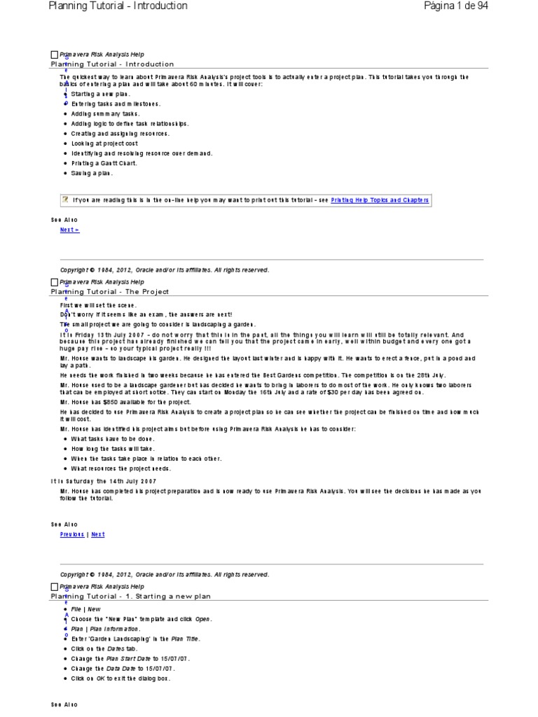 Planning | PDF