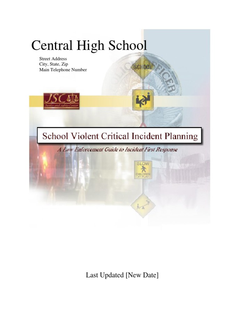 School Critical Incident Management Plan | PDF | Incident Command ...