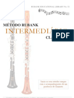 CLARINETE - MÉTODO - Rubank - Nível Intermediário