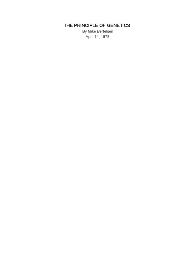 Understanding Genetics and Heredity | PDF | Heredity | Genetics