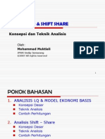 Analisis LQ & Shift Share