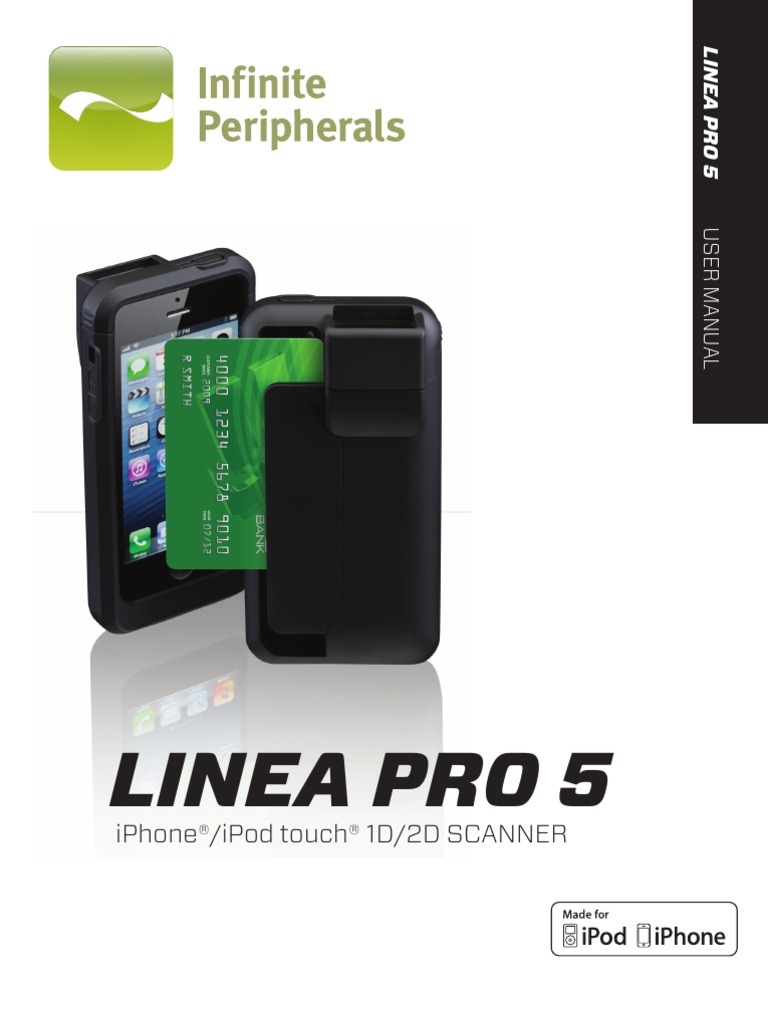 Infinite Peripherals Linea Pro 5 User Guide | Barcode | Image Scanner