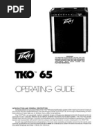 Manual Peavey TKO 65