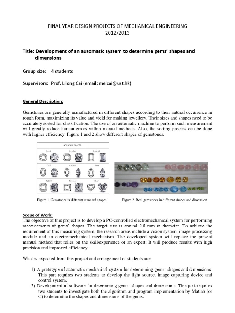 Automatic Gem Shape Measurement System | PDF | Nanoparticle | Nanocomposite