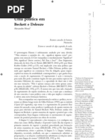 l'epuise, uma política, deleuze beckett