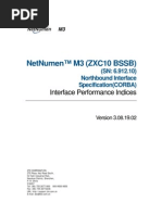 NetNumen (CORBA) Interface Performance Indices