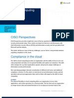 CISO Perspectives on Compliance 