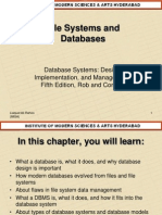 File Systems and Databases: Database Systems: Design, Implementation, and Management, Fifth Edition, Rob and Coronal