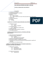 ESQUEMA DE DIAGNÓSTICOS EDUCATIVOS