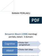 RANAH PERILAKU