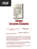 Jiddu Krishnamurti - Diálogos com Jovens Estudantes