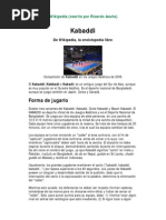 Kabaddi Completo - 17 Pags