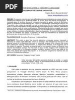 A SEMÂNTICA NO QUADRO DAS CIÊNCIAS DA LINGUAGEM