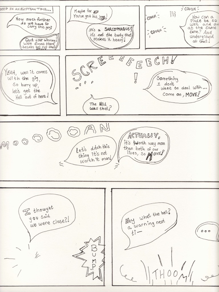 Pictureless Comic Draft Scans | PDF