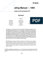 ACI Detailing Manual - 1994: Reported by ACI Committee 315