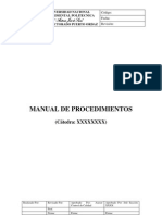 Manual de Procedimientos