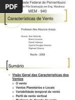 Caracteristicas de Vento