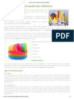 Química II Macromoléculas Naturales & Sintéticas