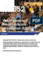 Hr052 - Visión General de Administración de Personal (PA)