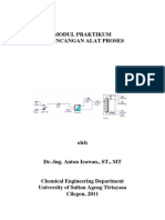 Modul Praktikum Perancangan Alat Proses Hysys