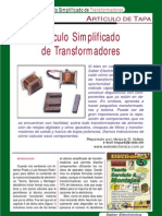 15455475 Calculo de Transformadores Saber Electronica