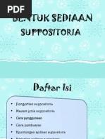 Download Suppositoria BENTUK SEDIAAN suppositoria Pengertian Suppositoria by Andi Ade Nurqalbi SN167197137 doc pdf