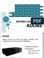 Sistema Construtivo Adobe
