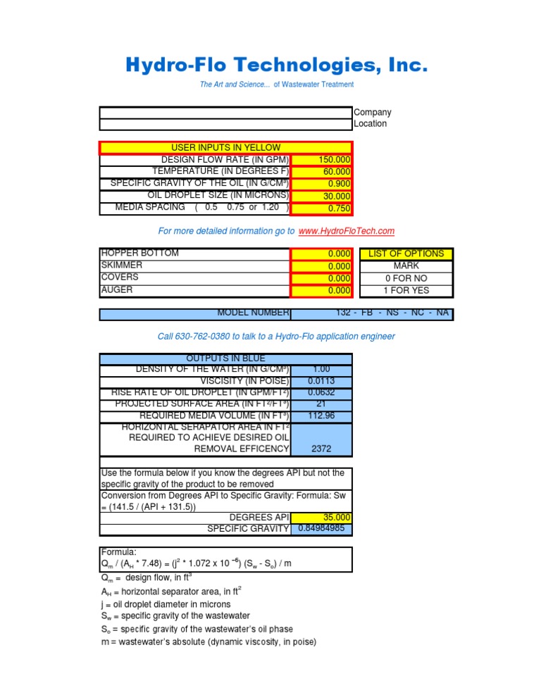 Hydro-Flo Design Flow Rate Guide | PDF | Soft Matter | Civil Engineering