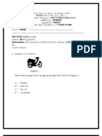 SECTION A (30 Marks) Instructions: Each Question Is Followed by Four Options, A, B, C and D. Choose