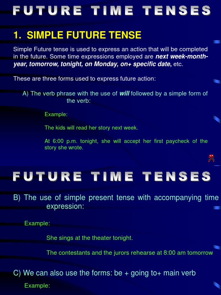 Future Time Tenses Pdf