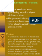 PptStress in Sentences - Content Words