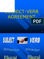 Subject Verb Agreement