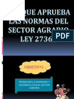 LEY SECTOR AGRARIO BENEFICIOS.pptx