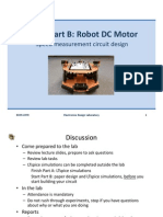 Lab 2, Part B: Robot DC Motor: Speed Measurement Circuit Design