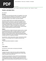 Saúde e atividade física - Planos de aula - Fundamental - UOL Educação