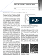 Preparation of Mesoporous SnO2 - SiO2 Composite As Electrodes For L