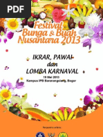 Booklet Pawai Dan Lomba Karnaval