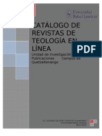 Revistas en Linea de Teologia