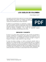 Suelos de Colombia: origen, distribución y problemática actual