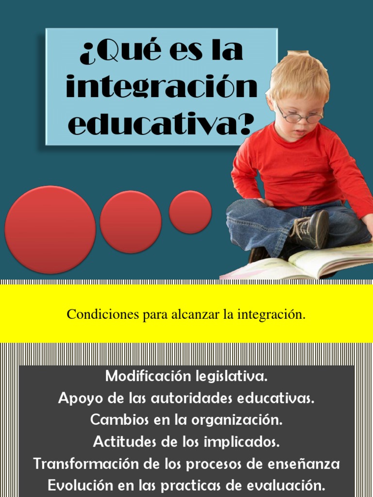 Integración Educativa | PDF