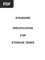 HPCL STD Spec For Storage Tanks