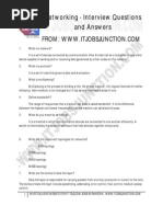 200 Networking Interview Questions With Answers