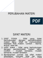 Perubahan Materi