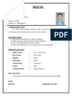 Resume: Abhishek Tiwari